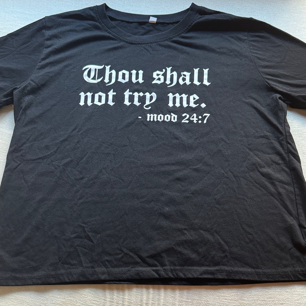 Black Graphic Tee